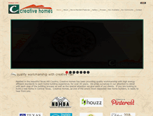 Tablet Screenshot of creativehomes.net